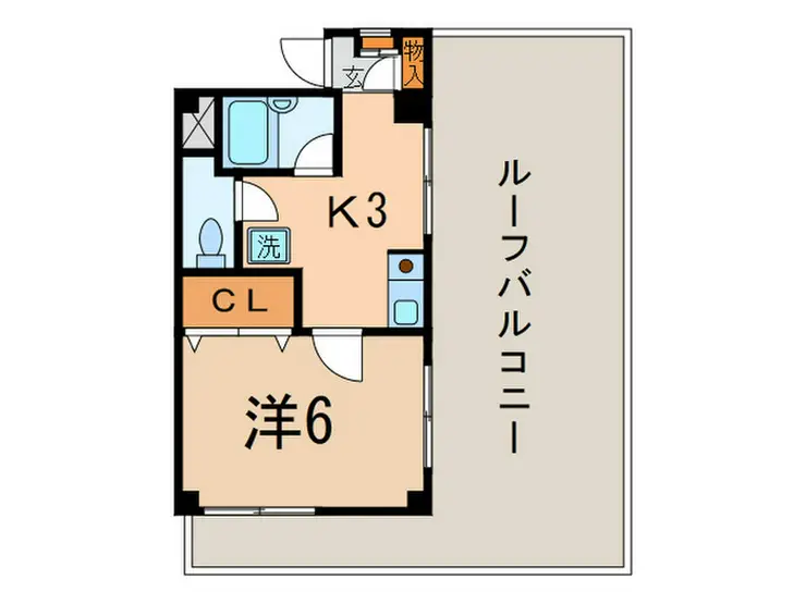 YMO弦巻 3階階 間取り