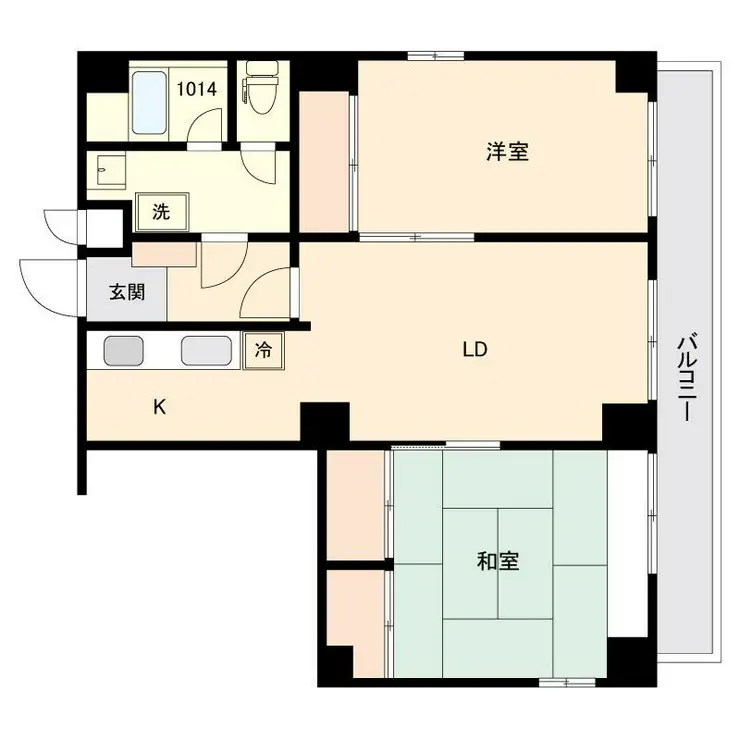 日神パレステージ東長崎 4階階 間取り