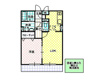グレースヒルズI(1LDK/3階)の間取り写真