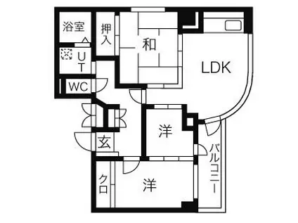 ANSWER 21(3LDK/7階)の間取り写真