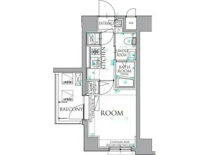 ARTESSIMO MONDO(1K/2階)の間取り写真
