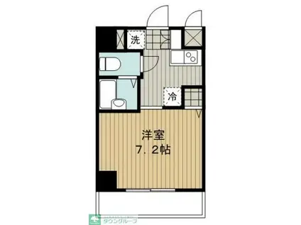 フェニックス川崎(1K/7階)の間取り写真