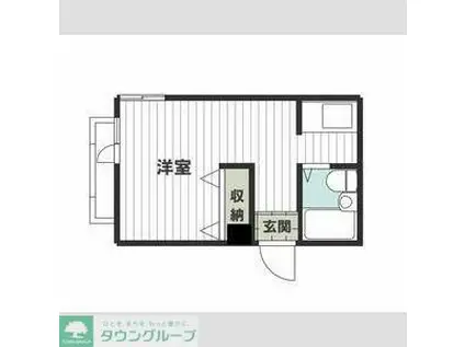 ステーションヴィラ鶴ヶ島(ワンルーム/3階)の間取り写真