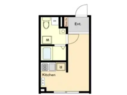 HW.HILL町屋II(ワンルーム/3階)の間取り写真