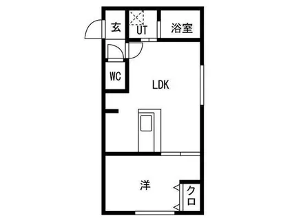 HEIMAT OYASHI(1LDK/4階)の間取り写真