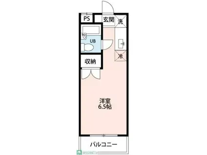 ニューシティーMATSUMOTO(ワンルーム/2階)の間取り写真