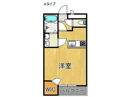 レオパレスおのさと(1K/2階)の間取り写真