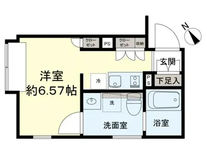 ASTILE下北沢III(ワンルーム/3階)の間取り写真