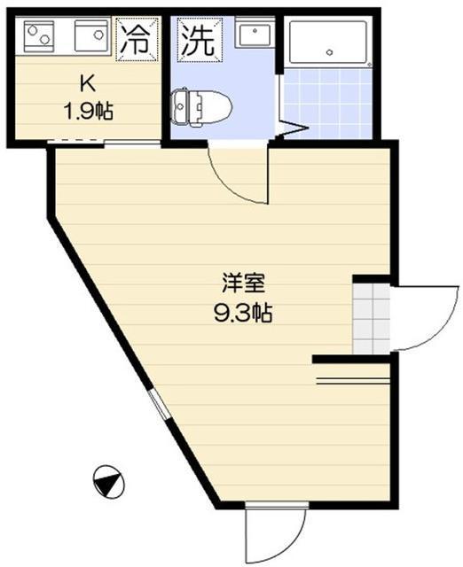 アライズ(1K/1階)の間取り写真