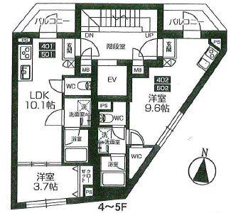 KIRISHIMA VERT(ワンルーム/5階)の間取り写真