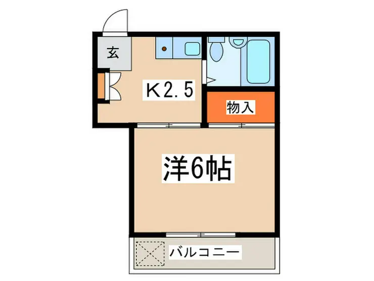 メゾンはしもと 1階階 間取り