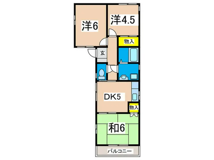 ヴィオラ檜 2階階 間取り