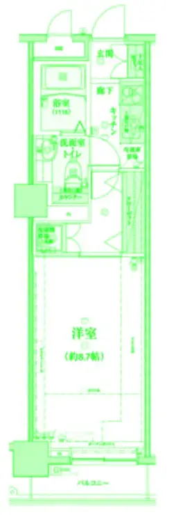 リヴシティ関内 2階階 間取り