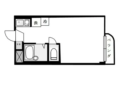 メゾン・ブランシュIII(ワンルーム/3階)の間取り写真