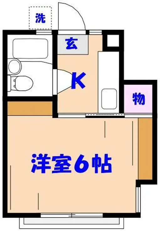 シャトウ・ドゥ・リベルテ 2階階 間取り