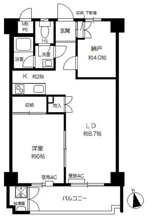 ヴィラロイヤル平河 6階階 間取り