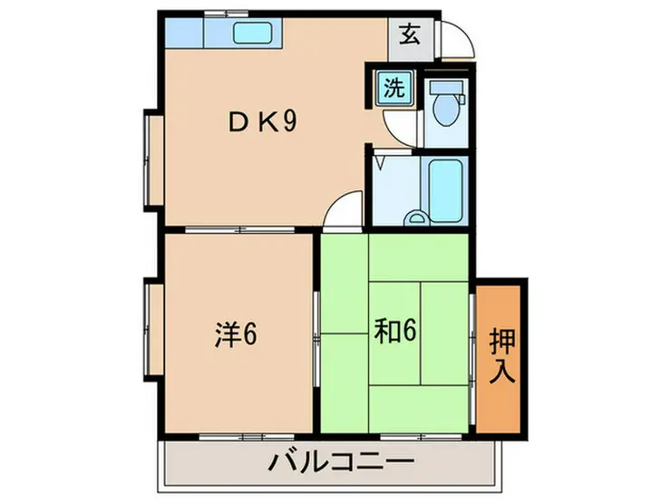 内田ロイヤルマンション 2階階 間取り