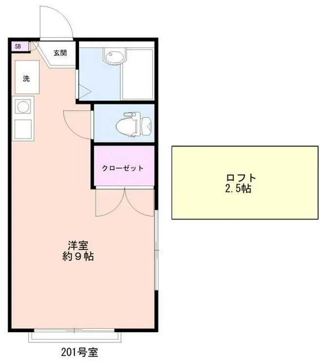 モンテクール清瀬イースト 2階階 間取り