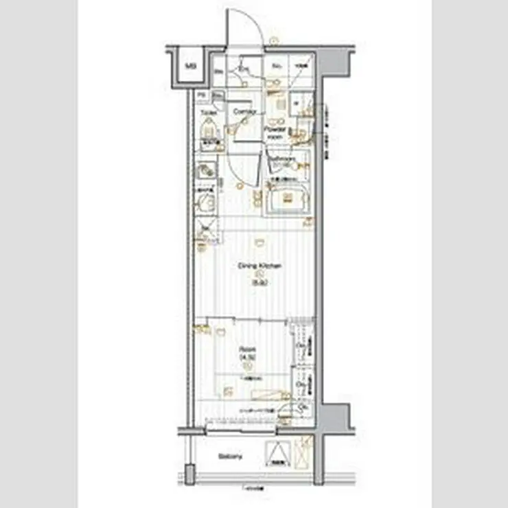 PREMIUM CUBE 池袋本町 5階階 間取り