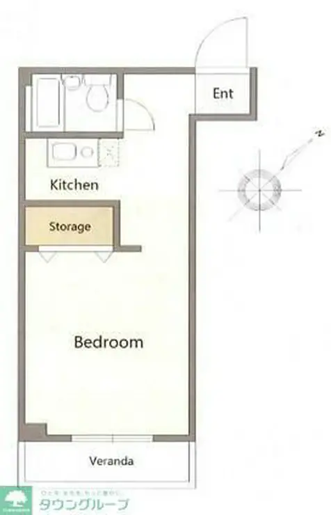プラーズ関原 3階階 間取り