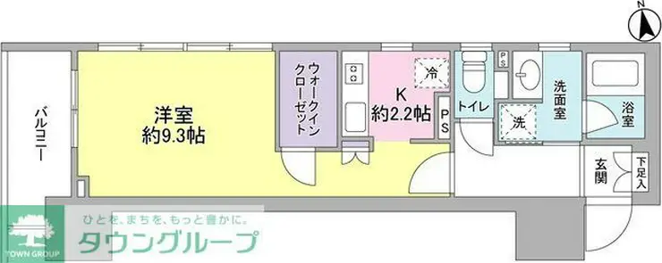 スタイリオ品川中延 13階階 間取り