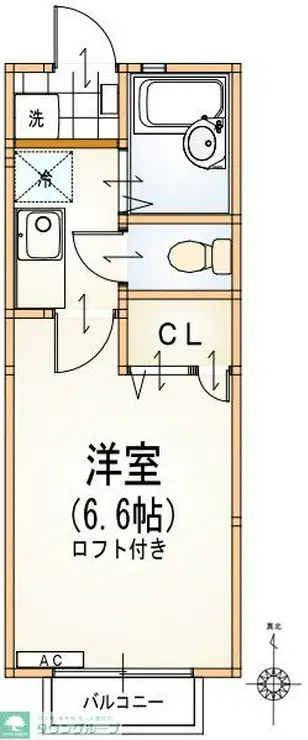エスパスシャルマン 2階階 間取り