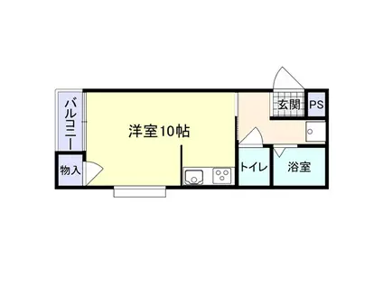 MPドリーム(ワンルーム/3階)の間取り写真