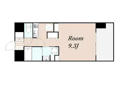 エスキュート梅田・中崎町(ワンルーム/3階)の間取り写真