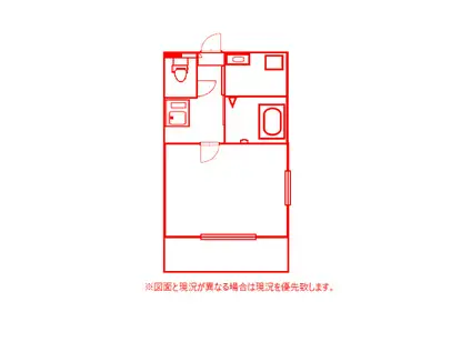 サンセイビルディング(1K/2階)の間取り写真