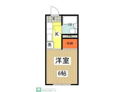 セントラルコーポ E館(1K/3階)の間取り写真