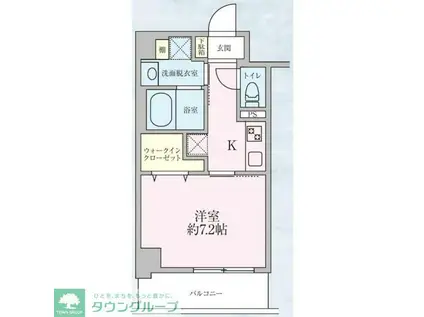 カーロヴィレッタ3(2LDK/3階)の間取り写真