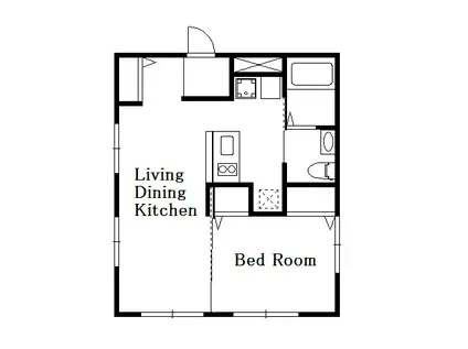 PARK HILLS MITAKA 1ST(1LDK/3階)の間取り写真