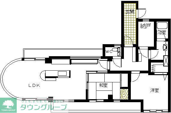 ライオンズプラザ保土ヶ谷(2SLDK/6階)の間取り写真