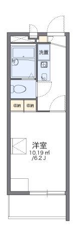 レオパレスアルバII(1K/2階)の間取り写真