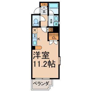 セレス大須(ワンルーム/6階)の間取り写真