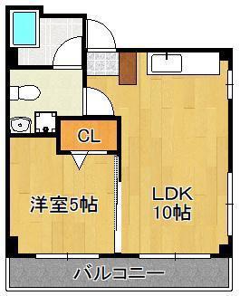 セリトユー(1LDK/2階)の間取り写真