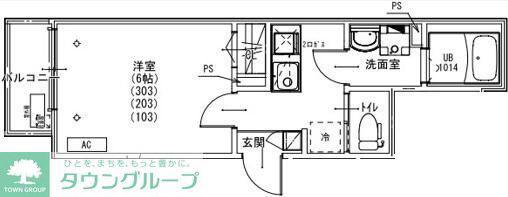 KEIAI RESIDENCE 日進(1K/3階)の間取り写真