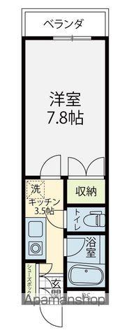 ロイヤルヒルズ(1K/3階)の間取り写真