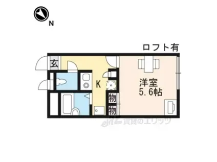 レオパレスSOPHIA(1K/1階)の間取り写真