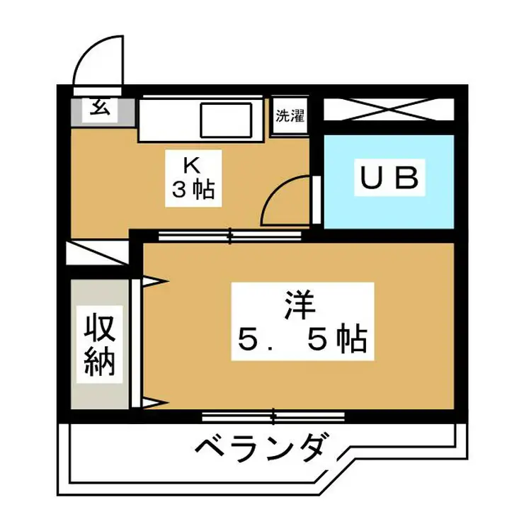 アビタ武蔵野 2階階 間取り