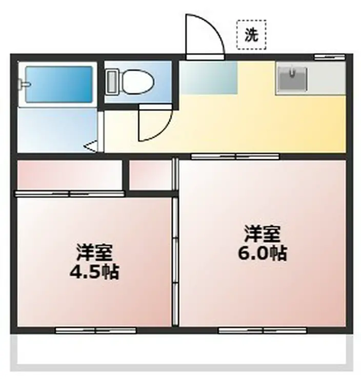 コスモハイツさがみ 1階階 間取り