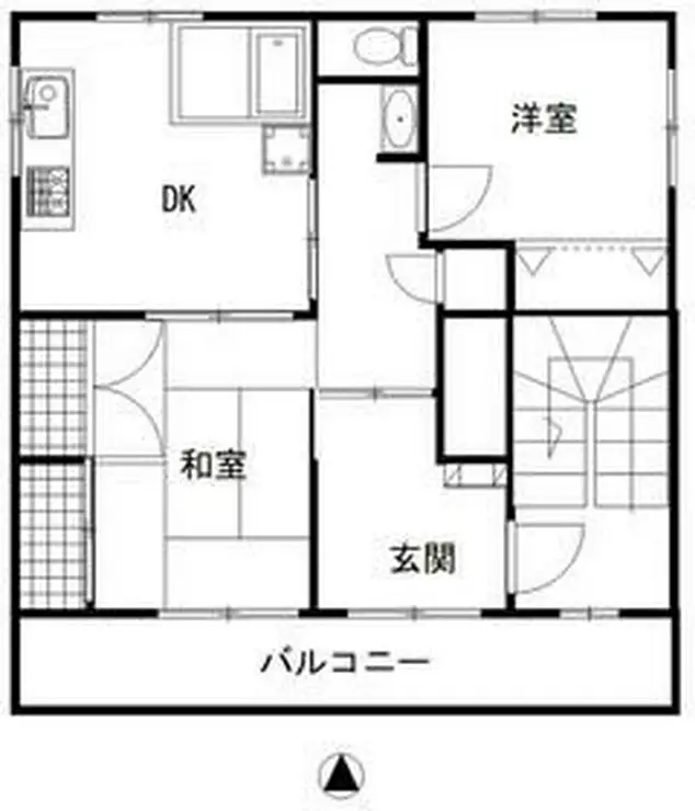 リベラル大橋 2階階 間取り