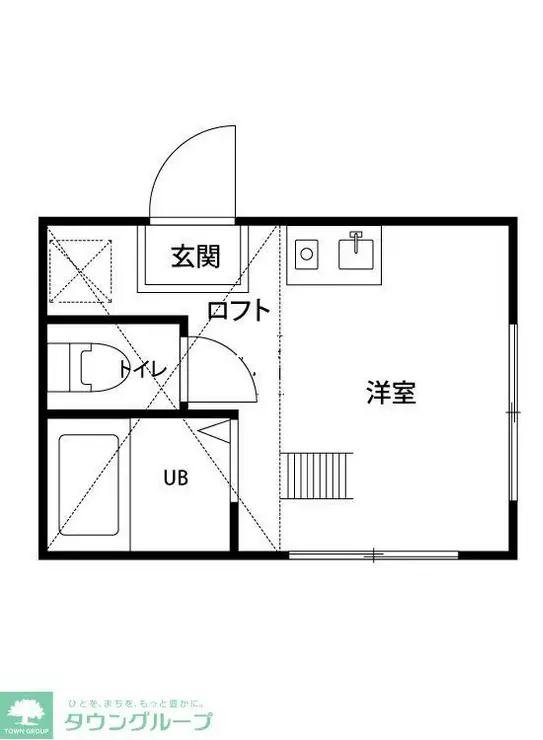 エナコート尻手 1階階 間取り
