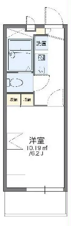 レオパレスMLハロープラザ 3階階 間取り