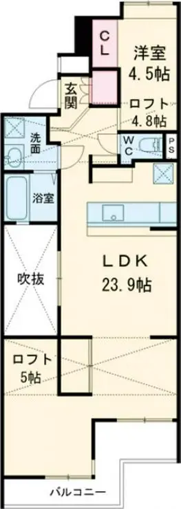 ライオンズマンション調布台 3階階 間取り