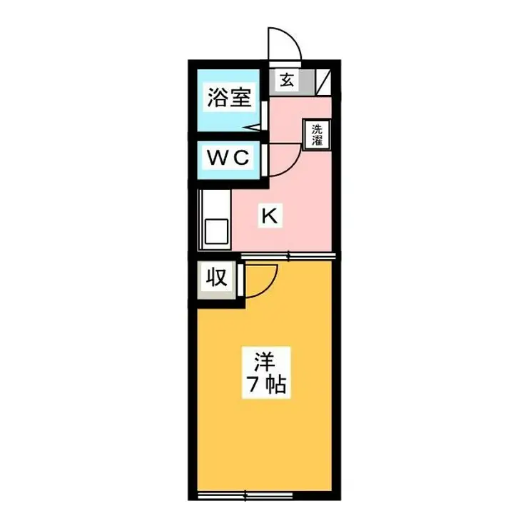 ロイヤルメゾン 1階階 間取り