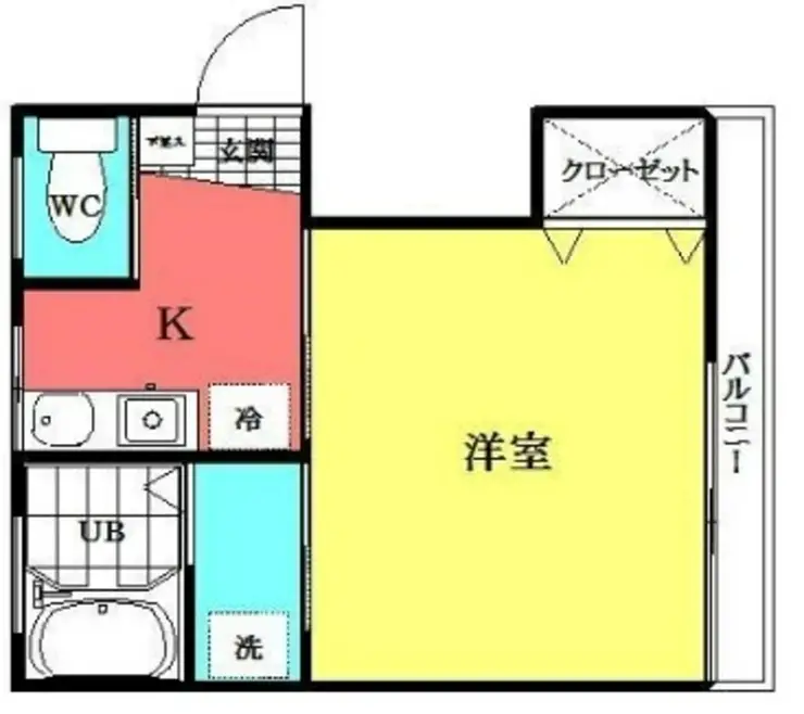 山一西尾久ステーツ 2階階 間取り