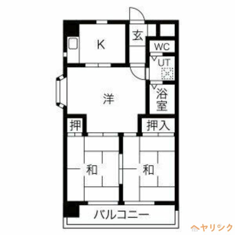 アルトーレ(3K/4階)の間取り写真