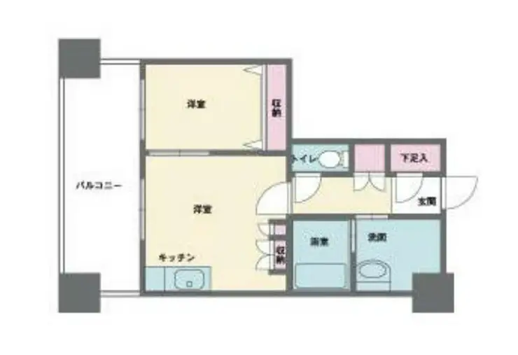 HF西新宿レジデンスWEST 8階階 間取り