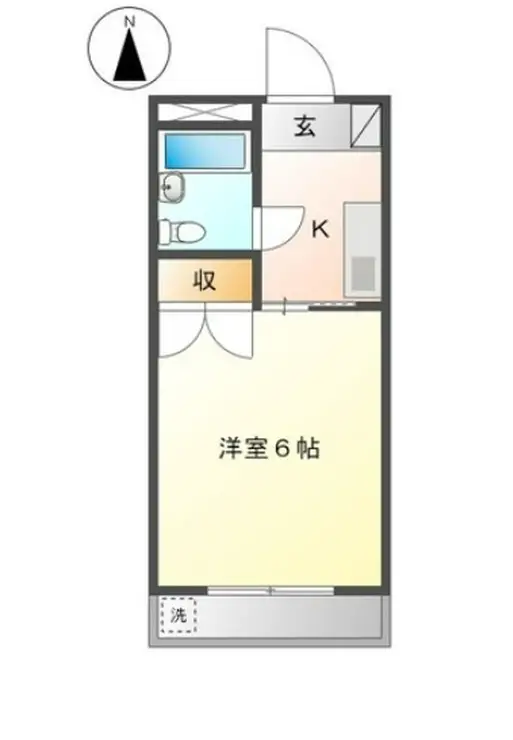 カーサ武蔵 1階階 間取り